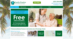 Desktop Screenshot of familypracticesuntreeviera.com